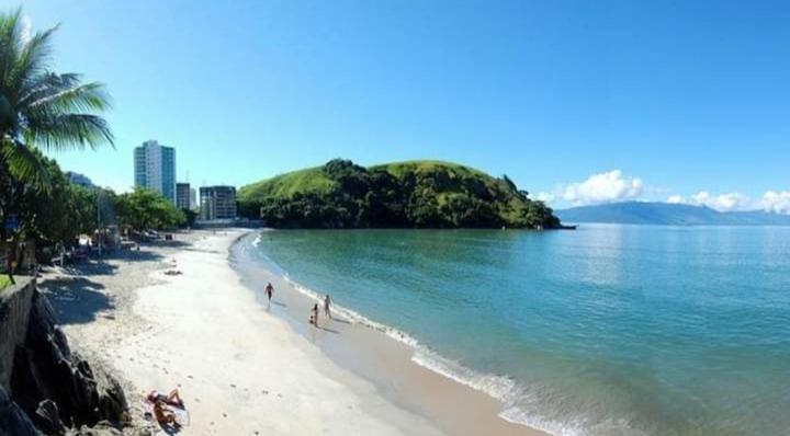 Apartamento Dona Frida Prainha Com Wifi Pe Na Areia Caraguatatuba Dış mekan fotoğraf