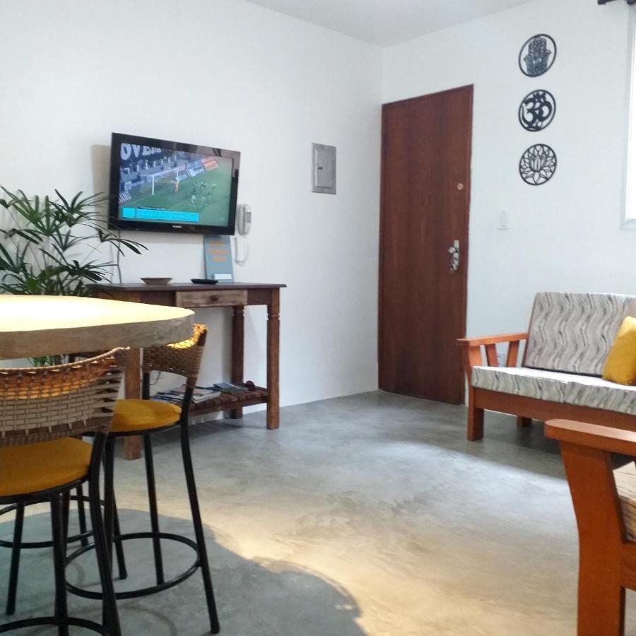 Apartamento Dona Frida Prainha Com Wifi Pe Na Areia Caraguatatuba Dış mekan fotoğraf