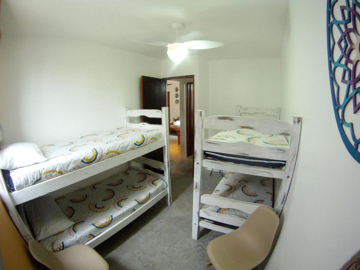 Apartamento Dona Frida Prainha Com Wifi Pe Na Areia Caraguatatuba Dış mekan fotoğraf